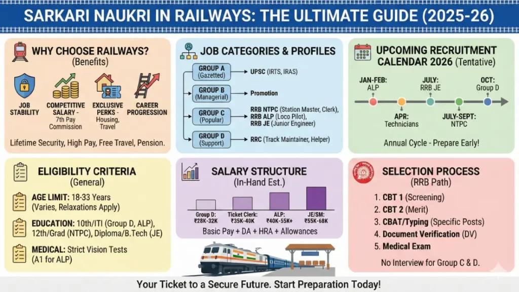 Sarkari Naukri in Railways