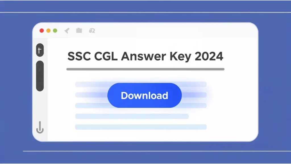 SSC CGL Answer Key 2024 PDF Download