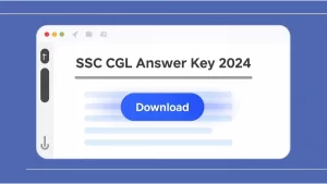 SSC CGL Answer Key 2024 PDF Download
