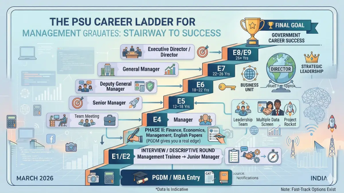 PSU Career Ladder for Management Graduates Stairway to Success
